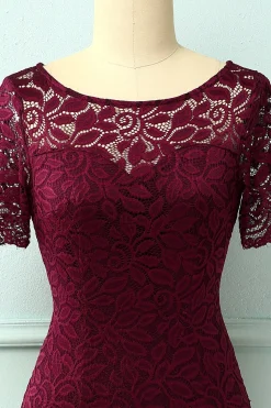 Vestido Borgonha Bodycon