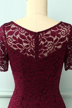 Vestido Borgonha Bodycon