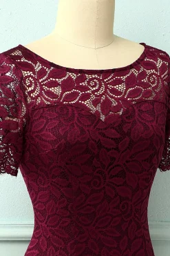 Vestido Borgonha Bodycon