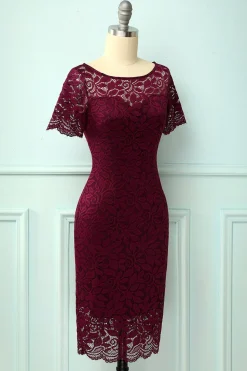 Vestido Borgonha Bodycon