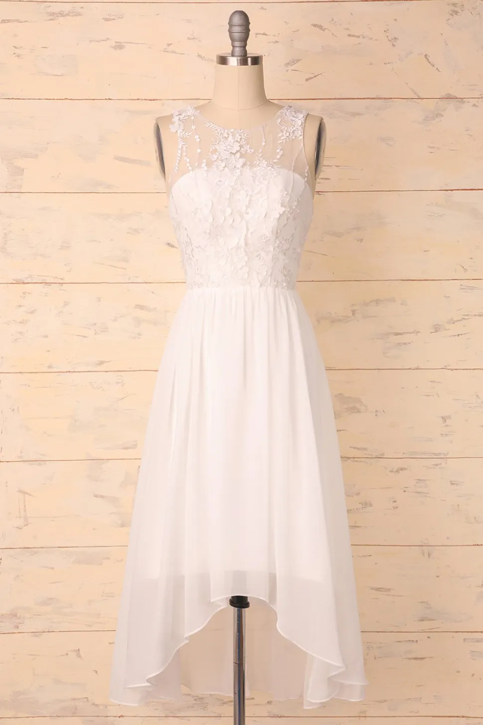 Vestido Branco Apliques