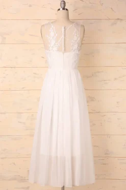 Vestido Branco Apliques