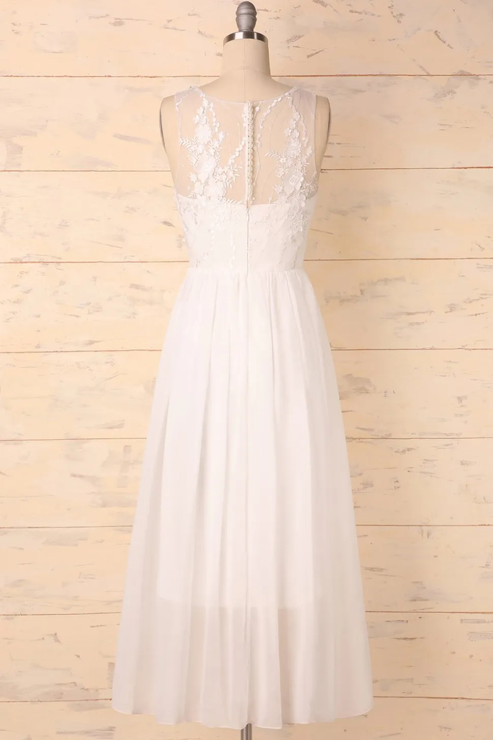 Vestido Branco Apliques