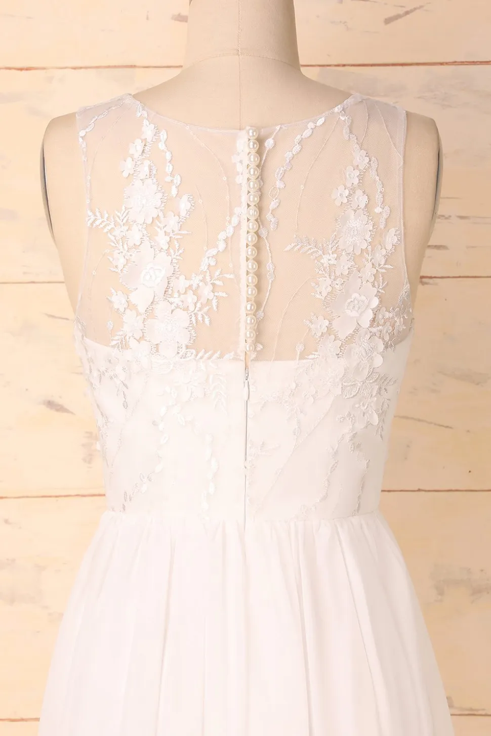 Vestido Branco Apliques