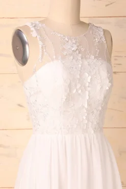 Vestido Branco Apliques