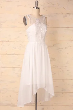 Vestido Branco Apliques