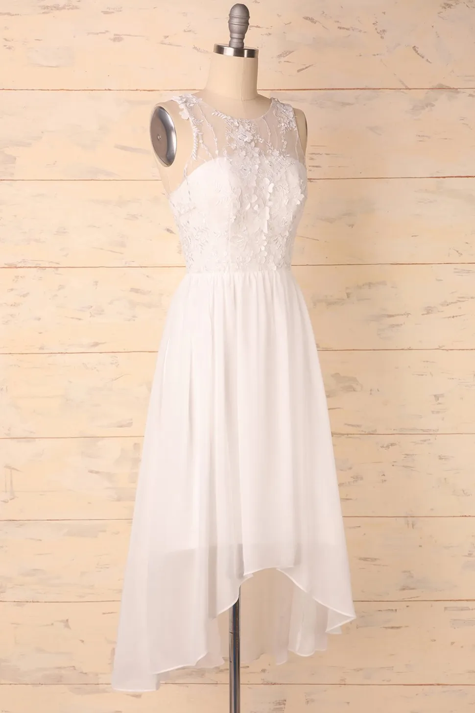 Vestido Branco Apliques