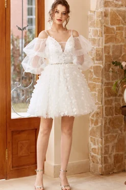Vestido branco fora ombro festa
