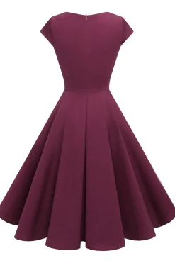 Vestido Burgundy 1950