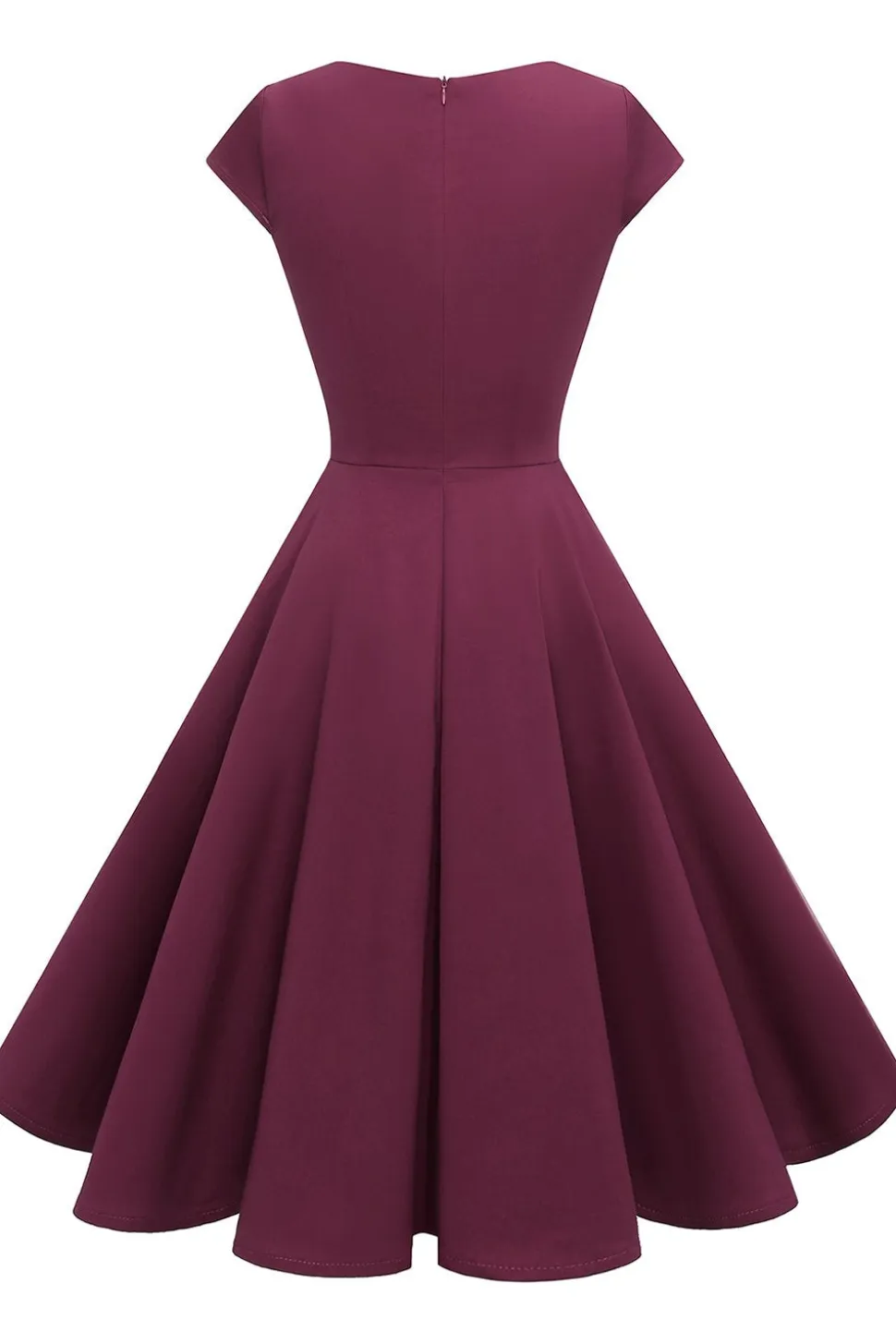 Vestido Burgundy 1950
