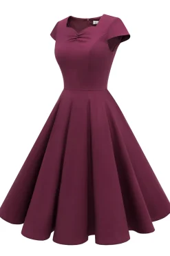 Vestido Burgundy 1950