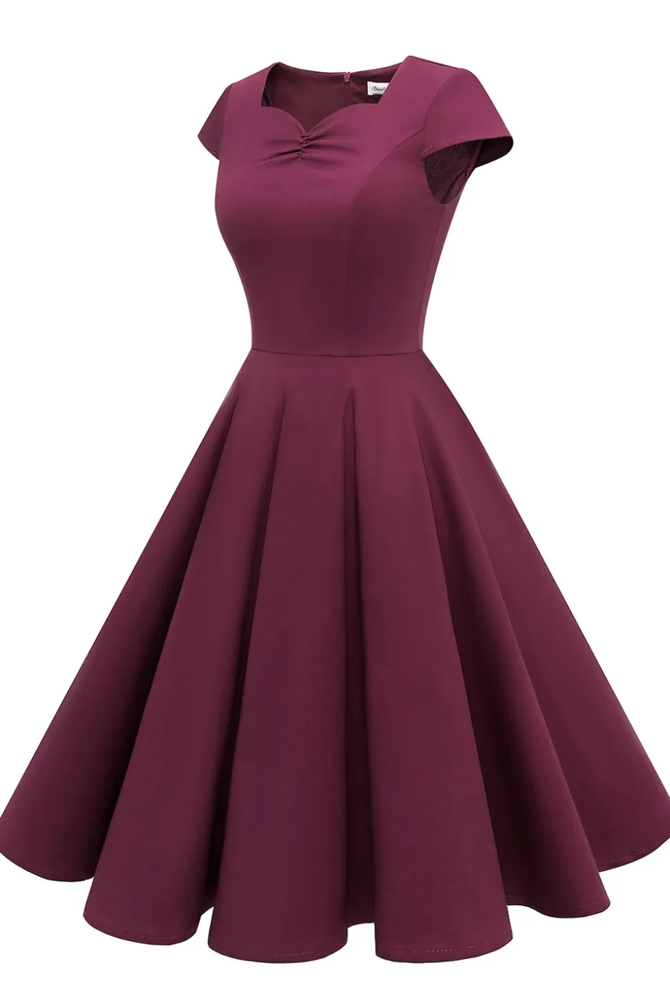 Vestido Burgundy 1950