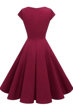 Vestido Burgundy 1950