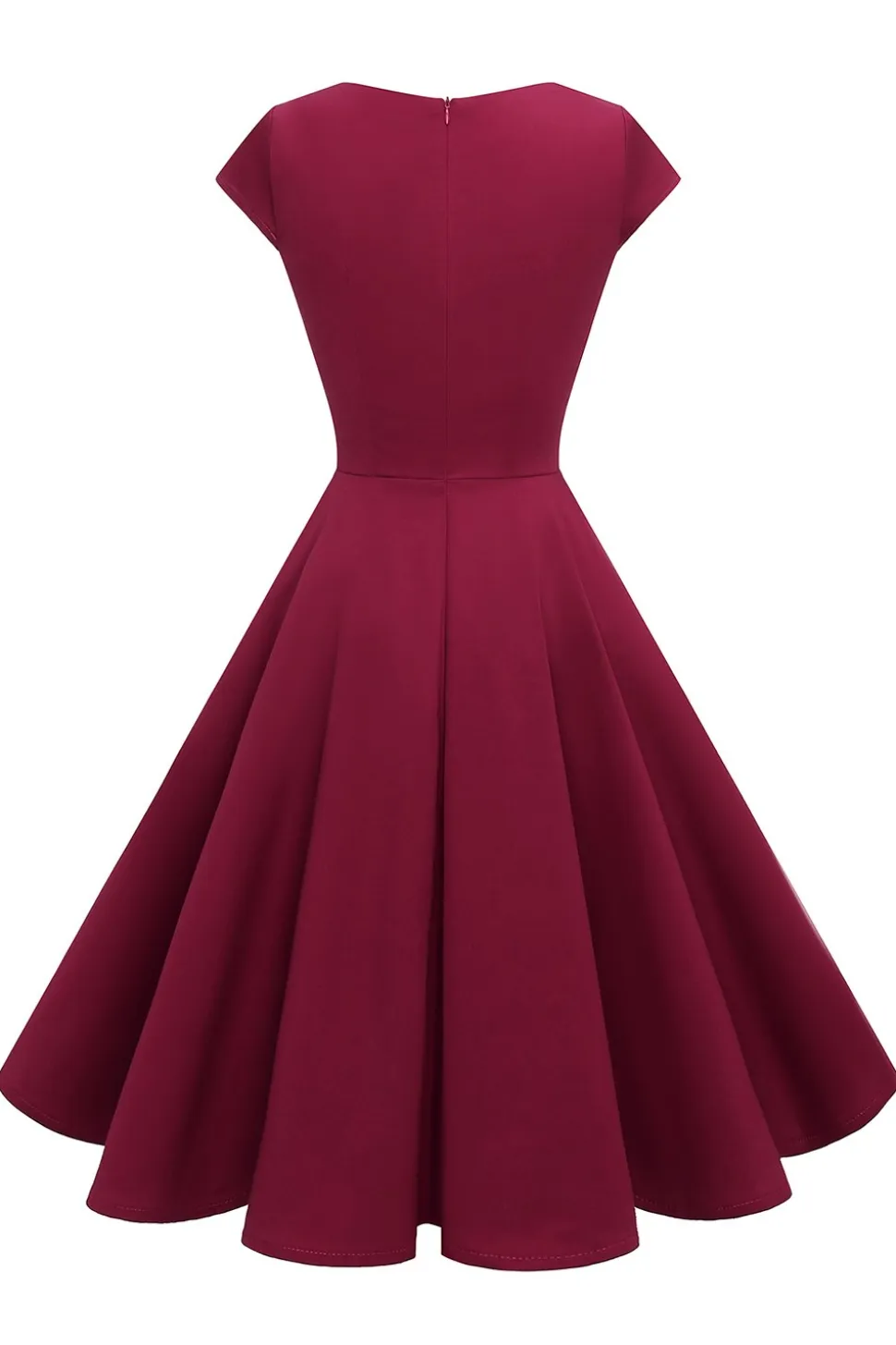 Vestido Burgundy 1950