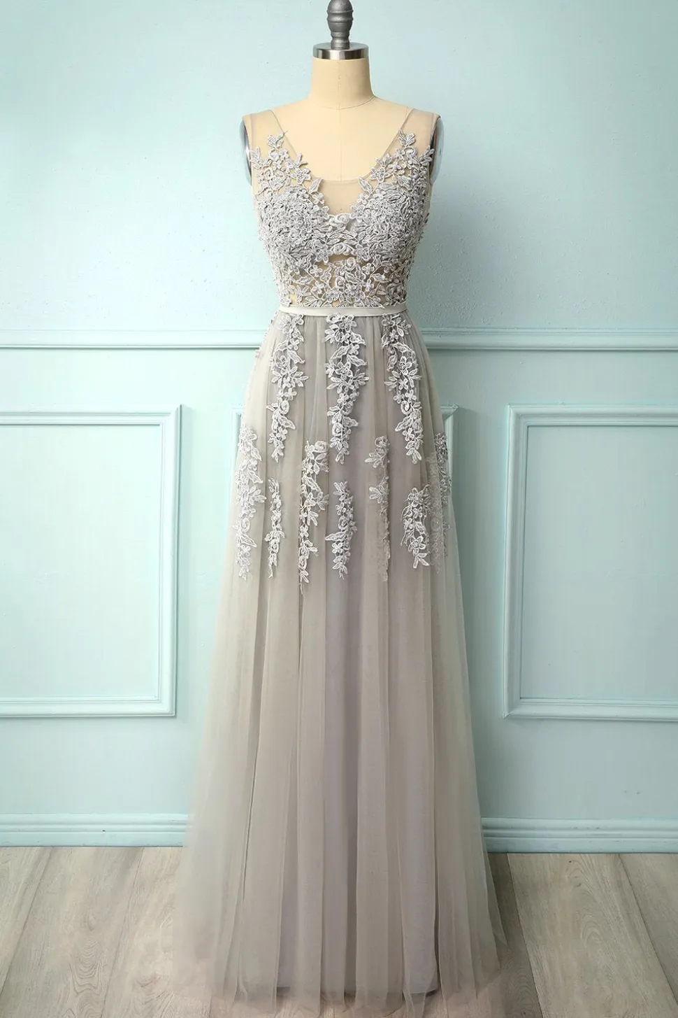 Vestido Cinza