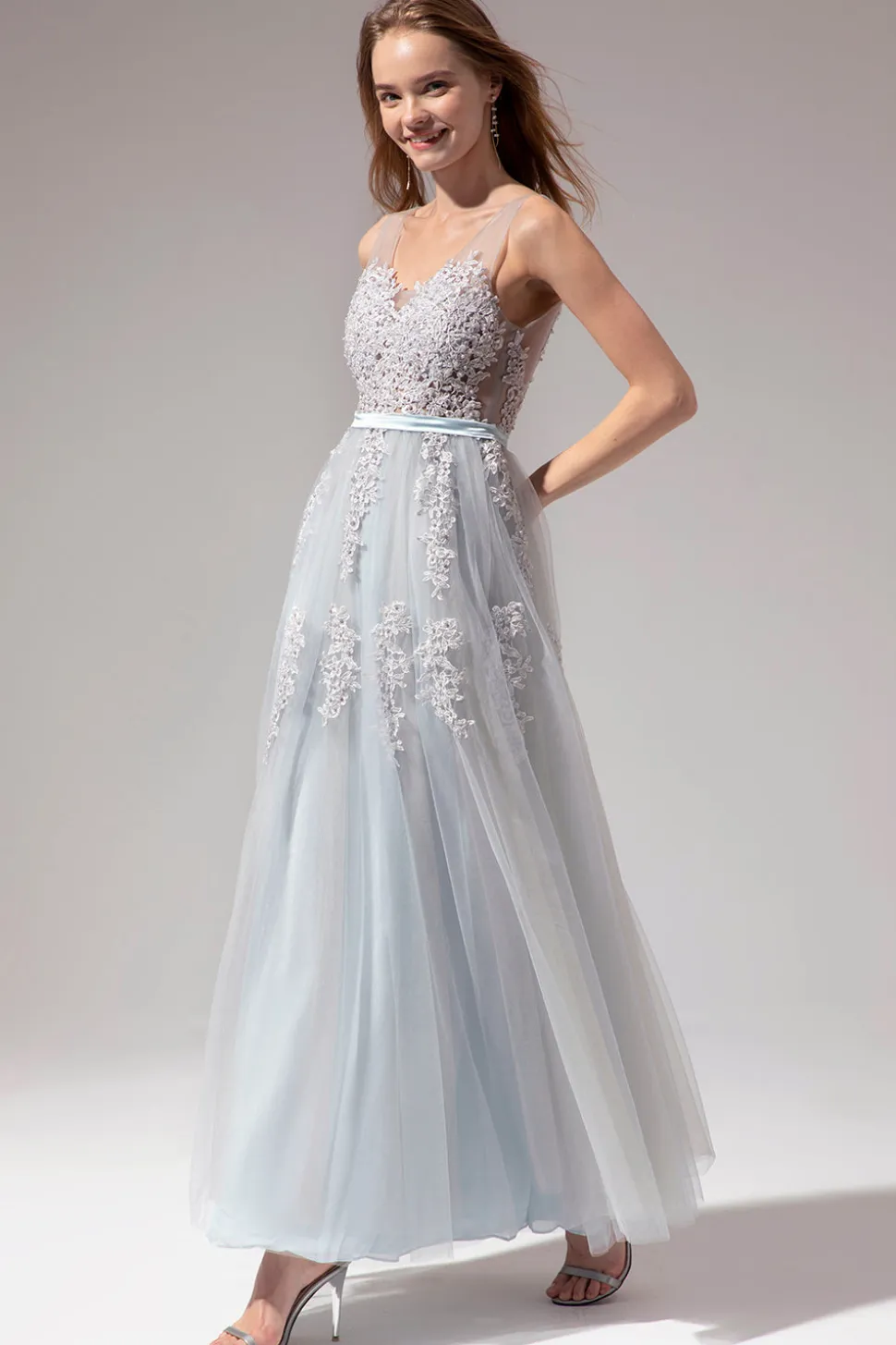Vestido Cinza