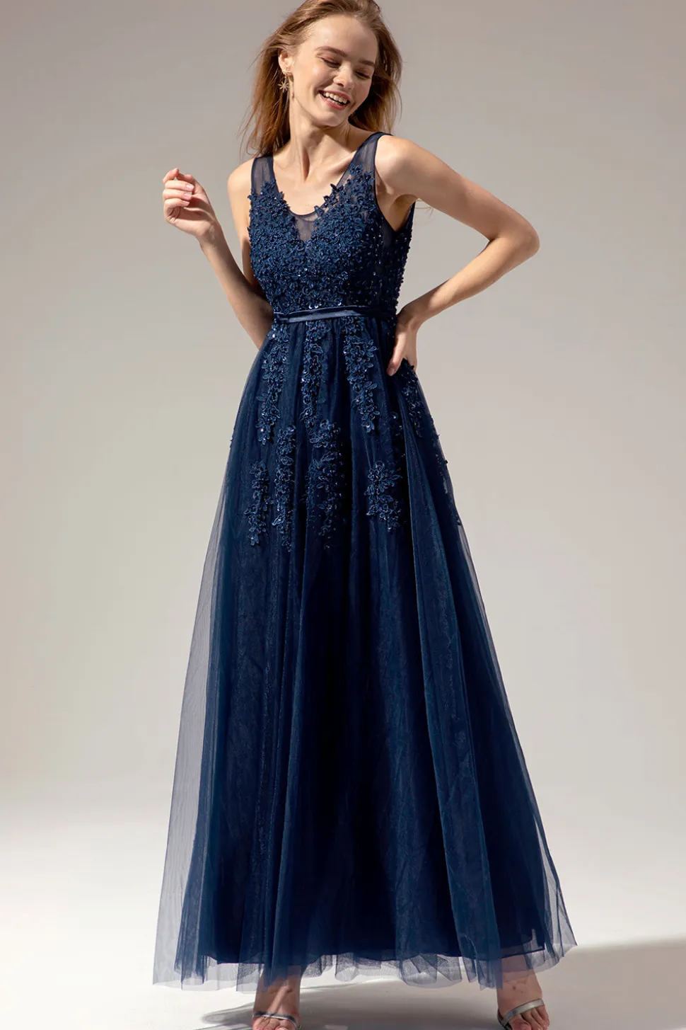 Vestido Cinza