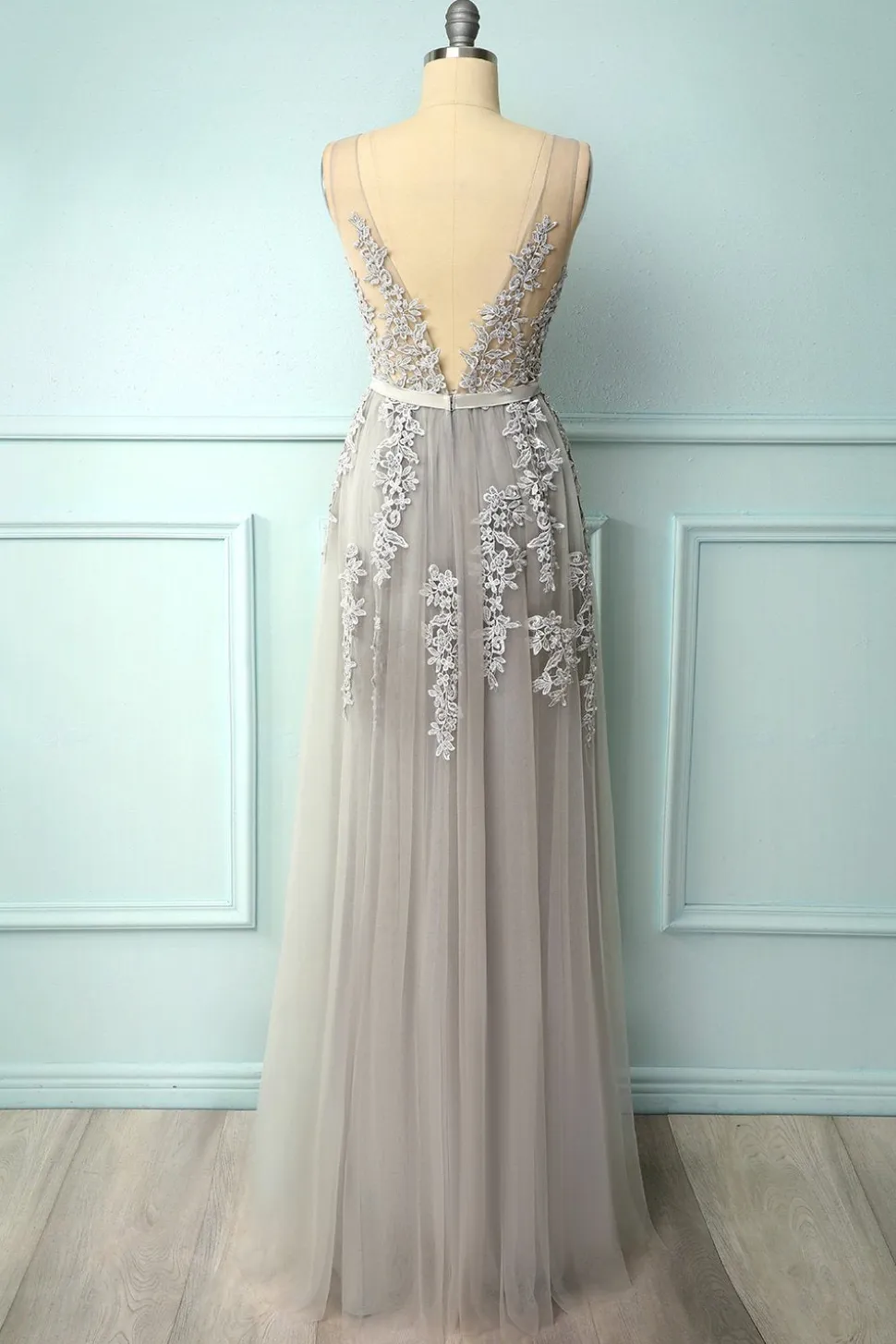 Vestido Cinza