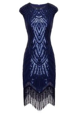 Vestido da franja do brilho de Borgonha Gatsby dos anos 20