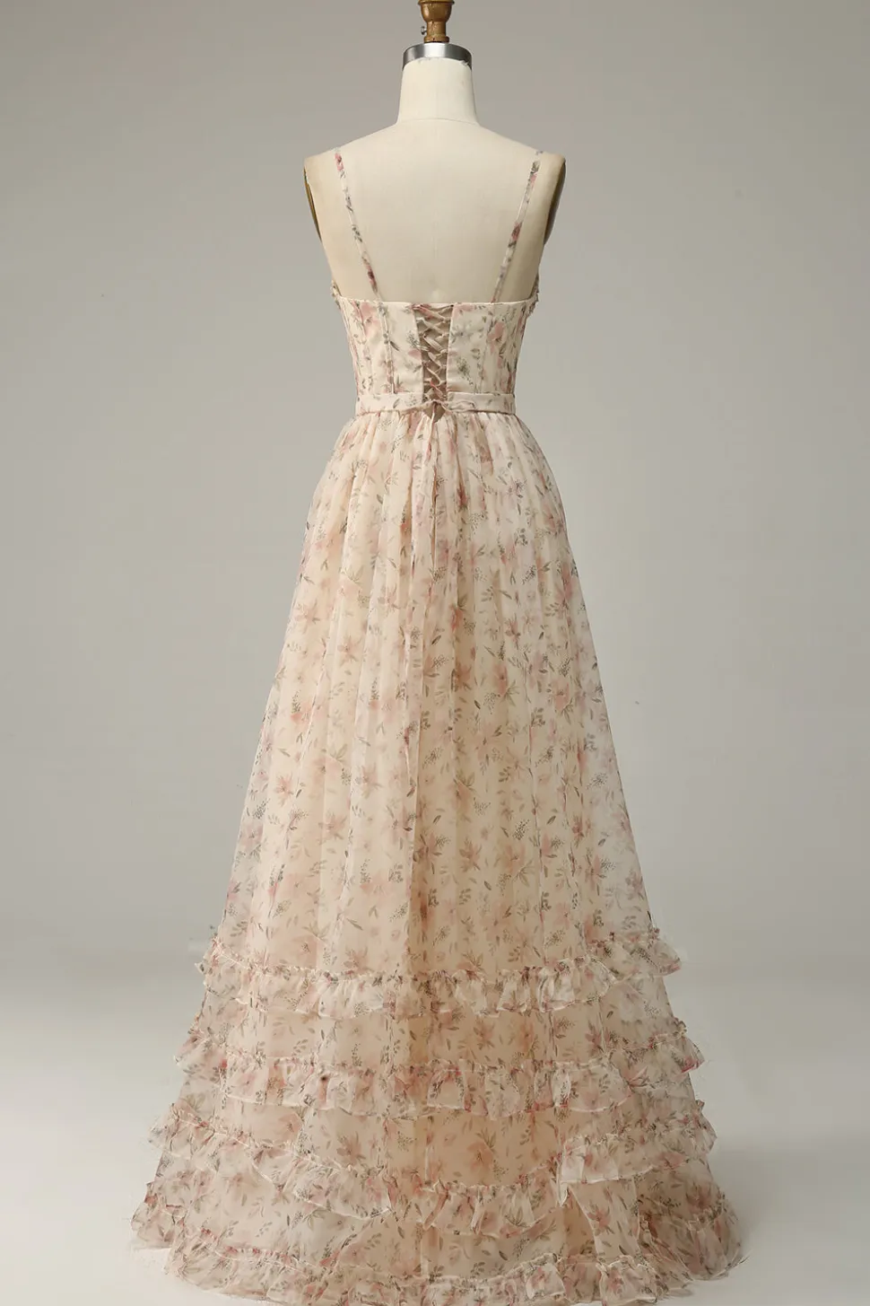 Vestido de Baile A-Line Cintas de Espaguete
