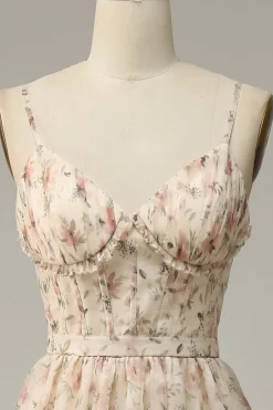 Vestido de Baile A-Line Cintas de Espaguete