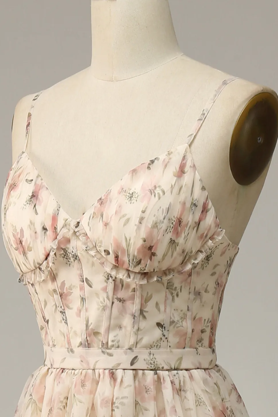 Vestido de Baile A-Line Cintas de Espaguete