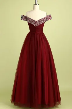 Vestido de Baile Borgonha