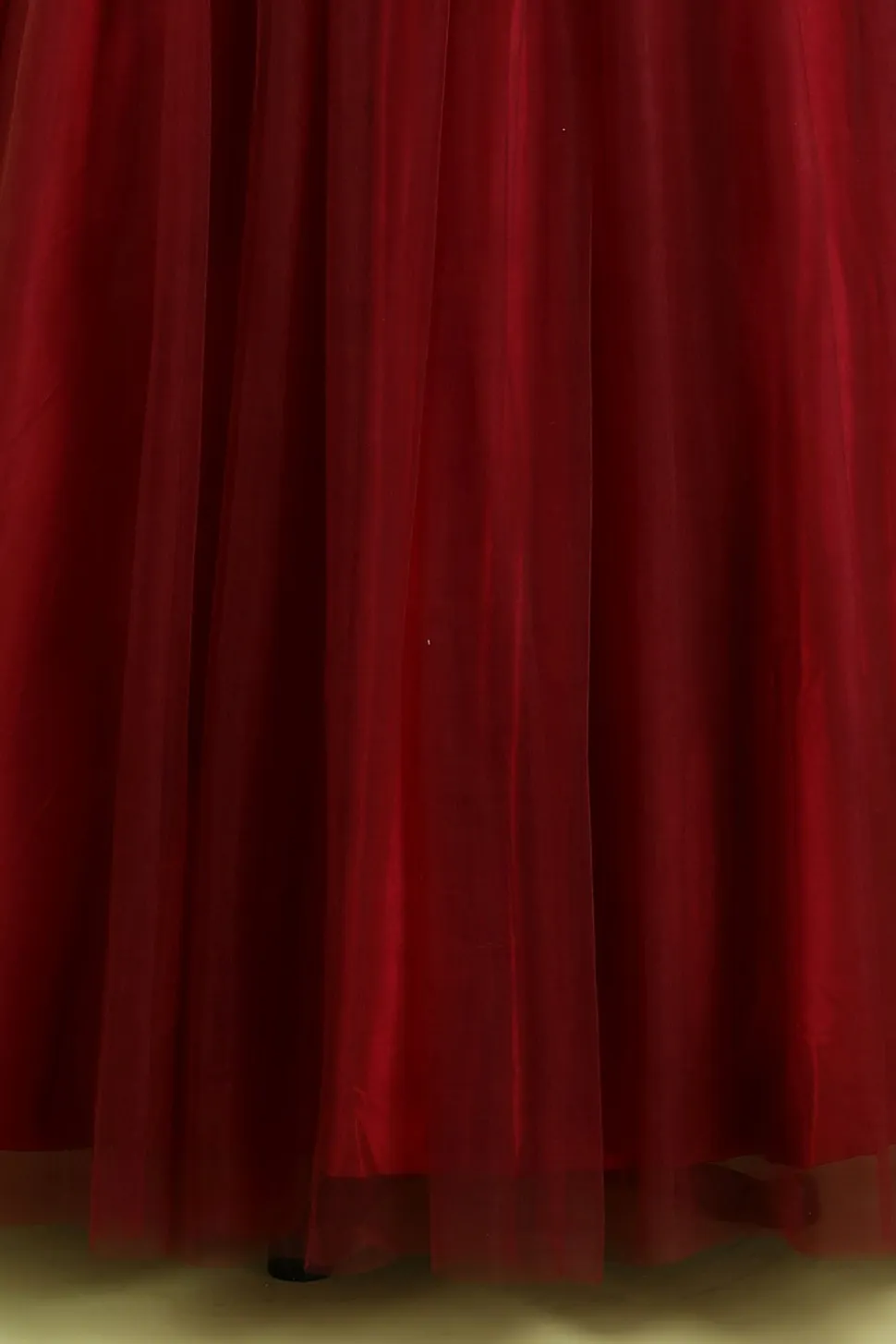 Vestido de Baile Borgonha