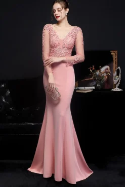 Vestido de baile de aplique branco