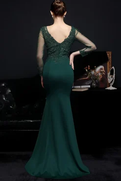 Vestido de baile de aplique branco