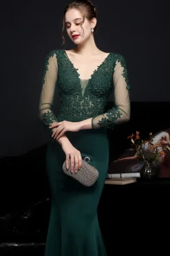 Vestido de baile de aplique branco