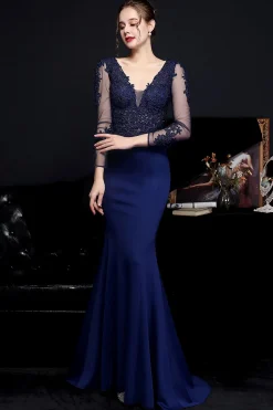 Vestido de baile de aplique branco