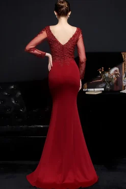 Vestido de baile de aplique branco