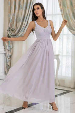Vestido de baile de lantejoulas cinzentas