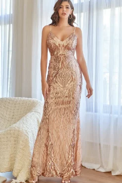 Vestido de baile de sereia rosa rosa
