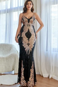Vestido de baile de sereia rosa rosa