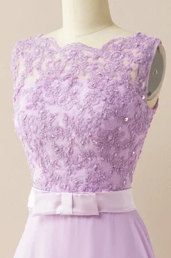 Vestido de baile longo applique