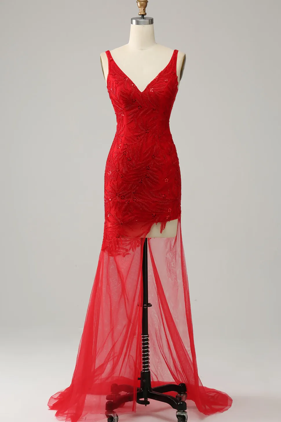 Vestido de baile sereia com bordado