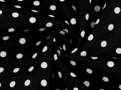 Vestido de balanço de bolinhas halter dos anos 50