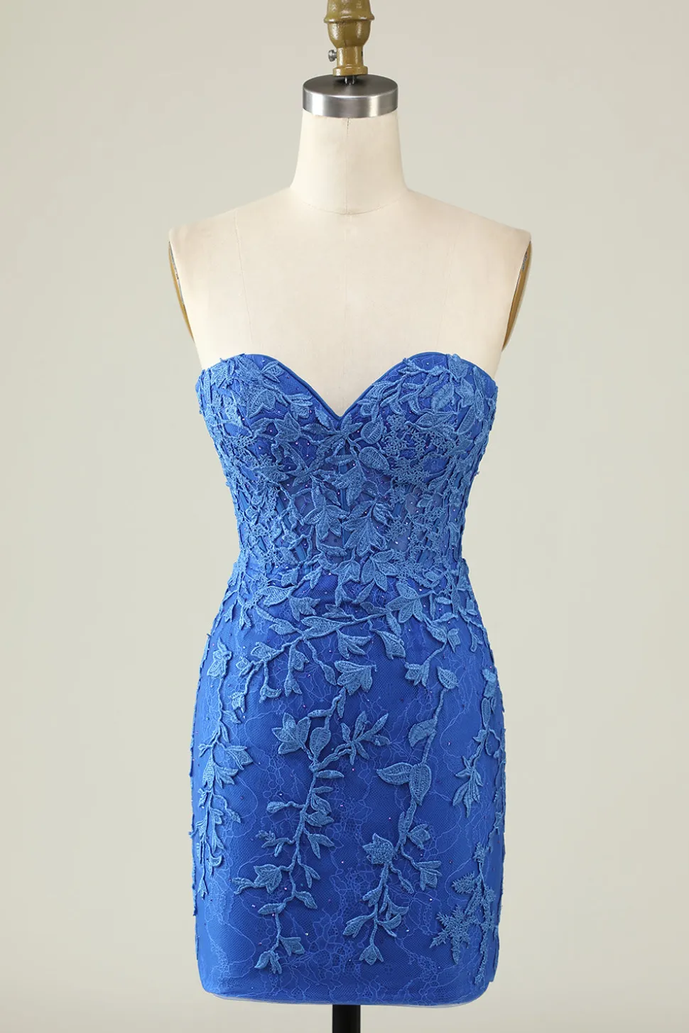 Vestido de Cóctel Com Apliques Roxo