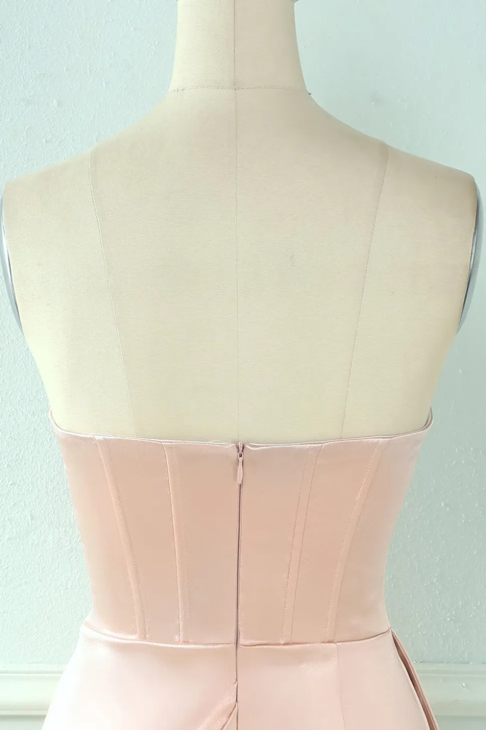 Vestido de coquetel de bodycon rosa sweetheart
