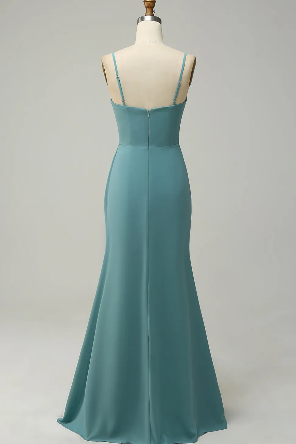 Vestido de Dama de Honra Chiffon Verde