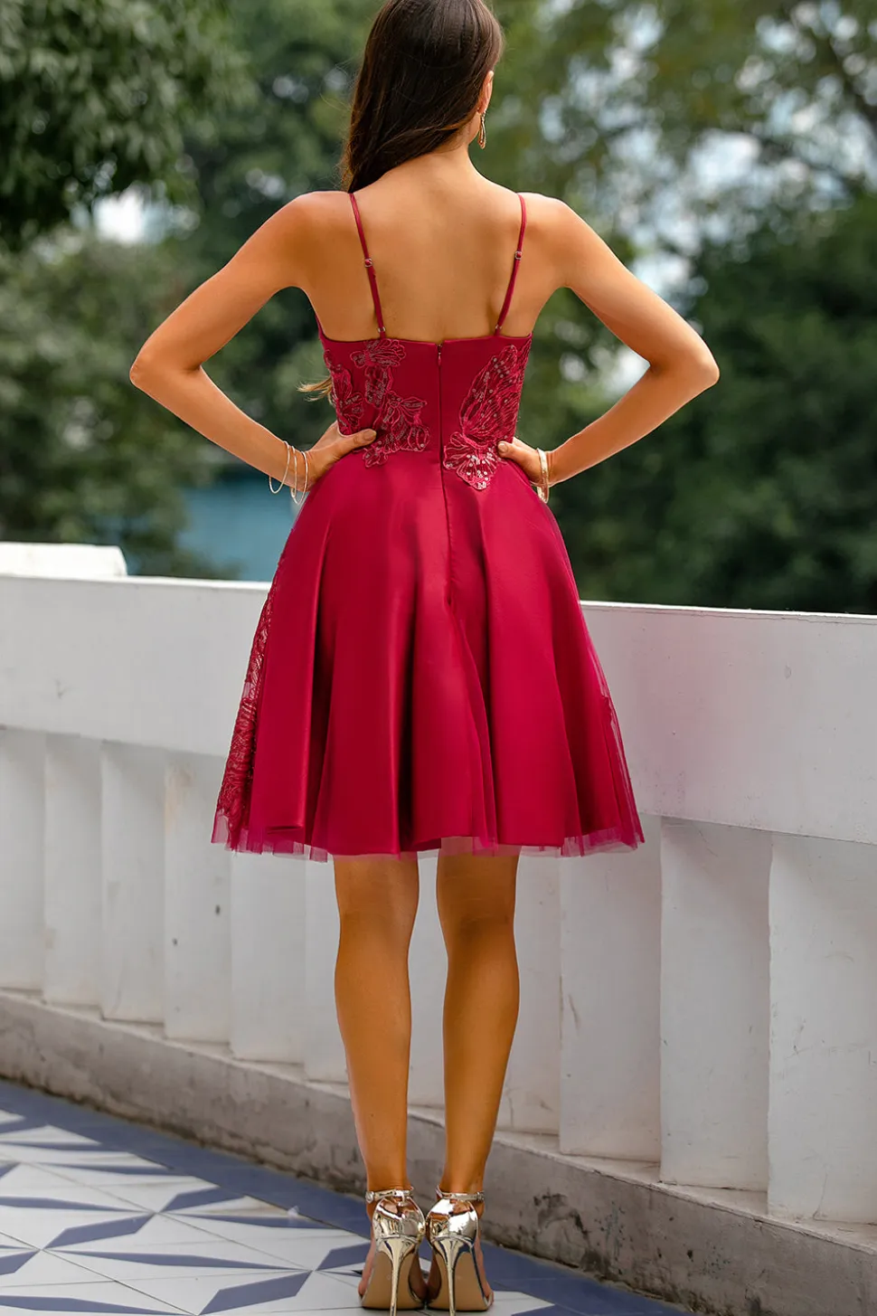 Vestido De Festa Cockatil