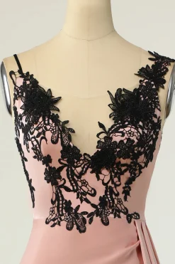 Vestido de festa de joelho nud de pescoço preto de baia preta