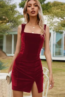 Vestido de festa de Natal verde do exército