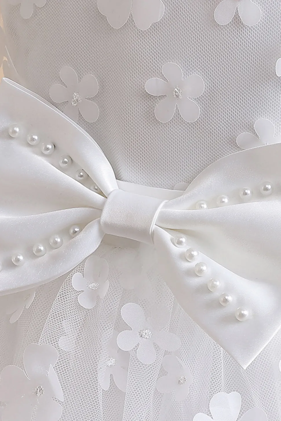 Vestido de festa rosa Tulle Girl com Appliques
