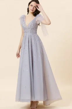 Vestido de Festa Tule Azul