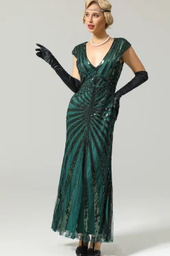 Vestido de flapper de Sereia Gatsby 1920