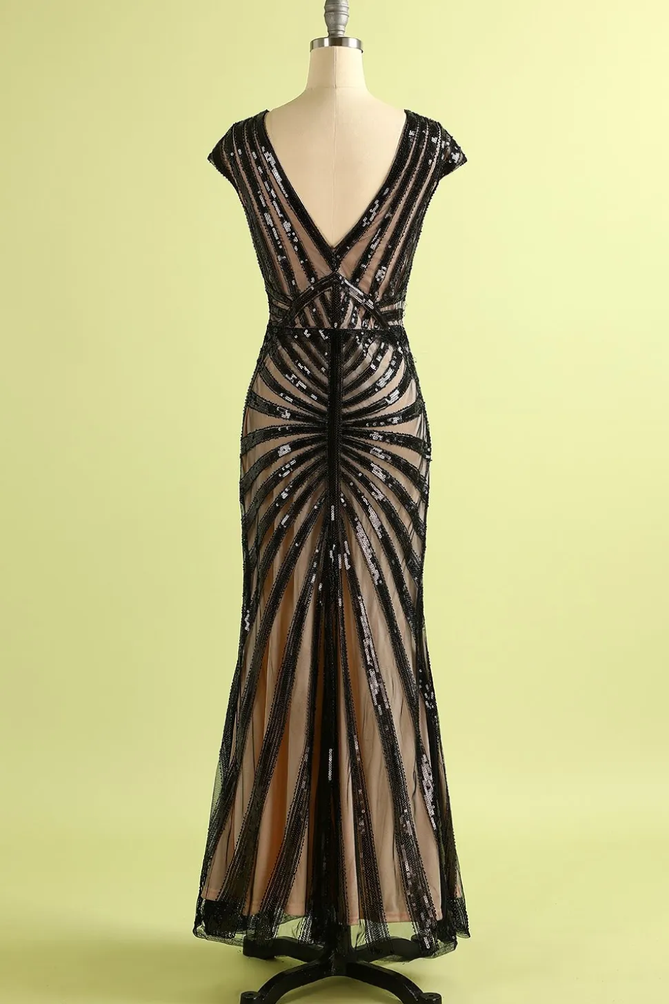 Vestido de lantejoulas da década de 1920