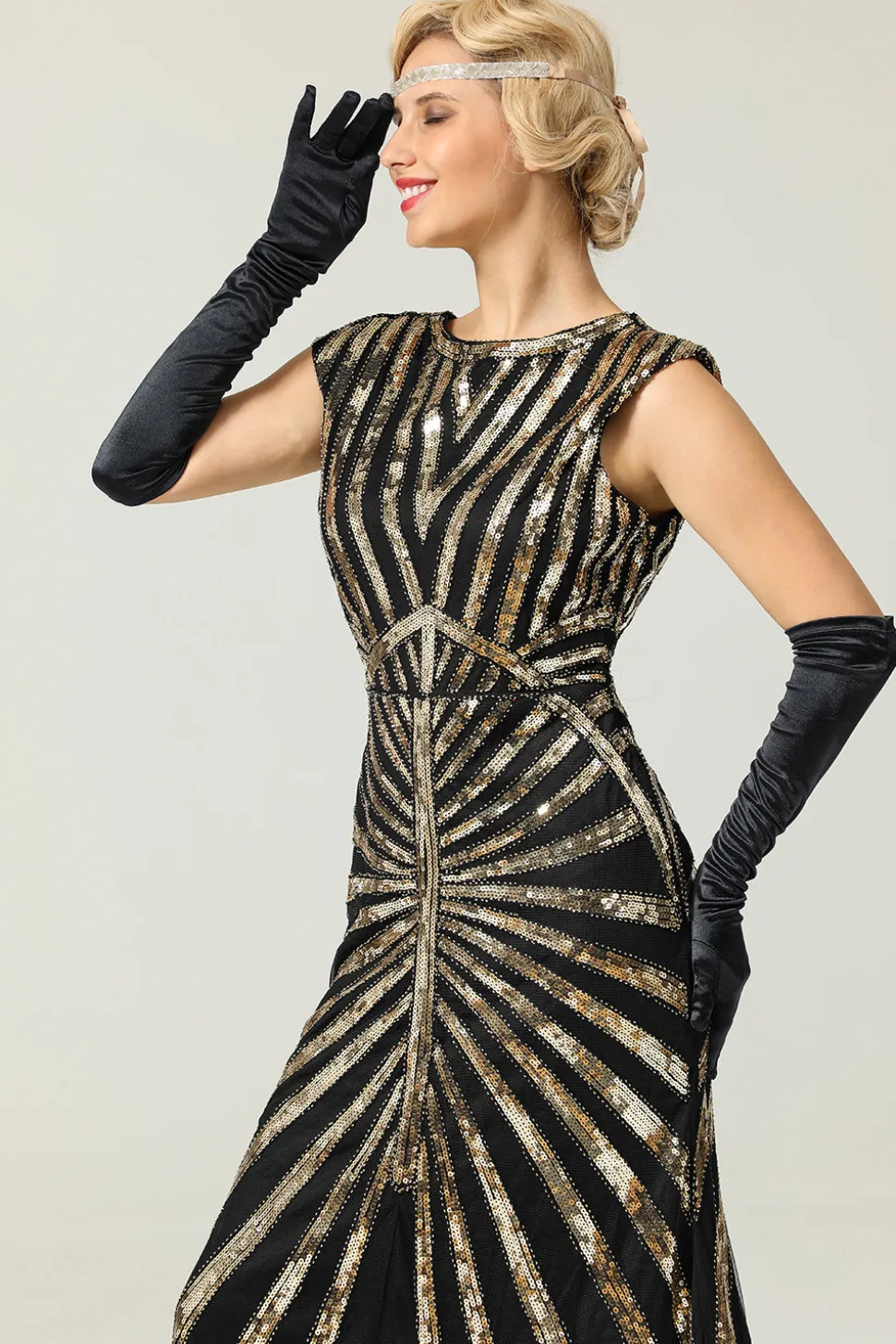 Vestido de lantejoulas da década de 1920